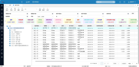 极致系统费用查询一览表演示数据